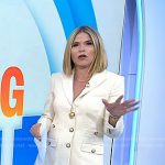 Jenna's white textured blazer on Today