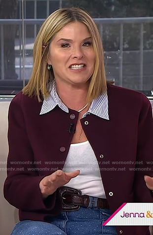 Jenna's brown leather belt on Today