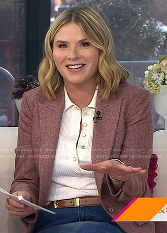 Jenna’s brown leather belt on Today