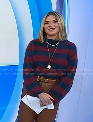 Jenna's brown leather belt on Today