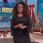 Jennifer’s black embellished skirt on The Jennifer Hudson Show