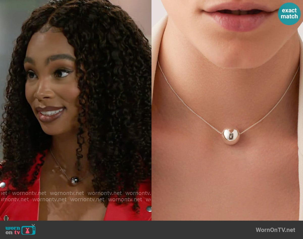 Jenny Bird Aurora Pendant worn by Chelsea Hamilton (RhonniRose Mantilla) on Beyond the Gates