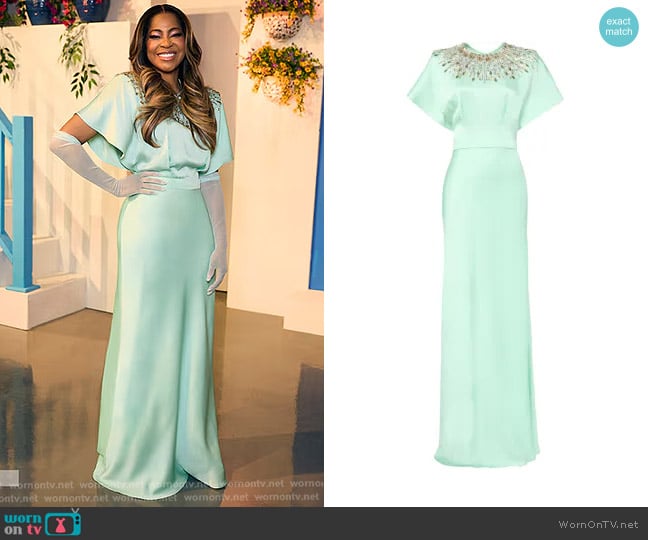 Jenny Packham Palladium Dress worn by Mary Cosby on The Real Housewives of Salt Lake City