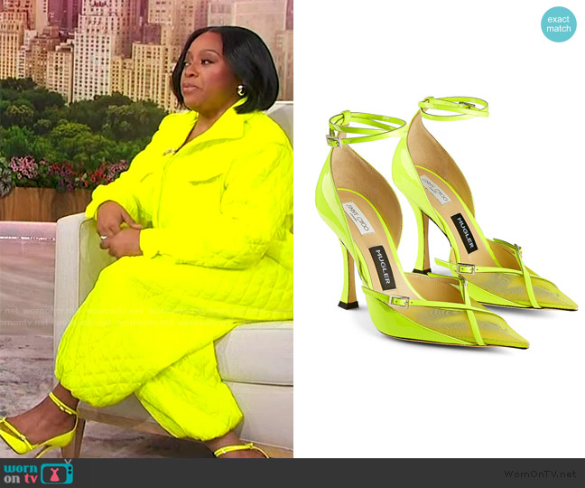 Jimmy Choo x Mugler Strap Pump worn by Sherri Shepherd on Sherri