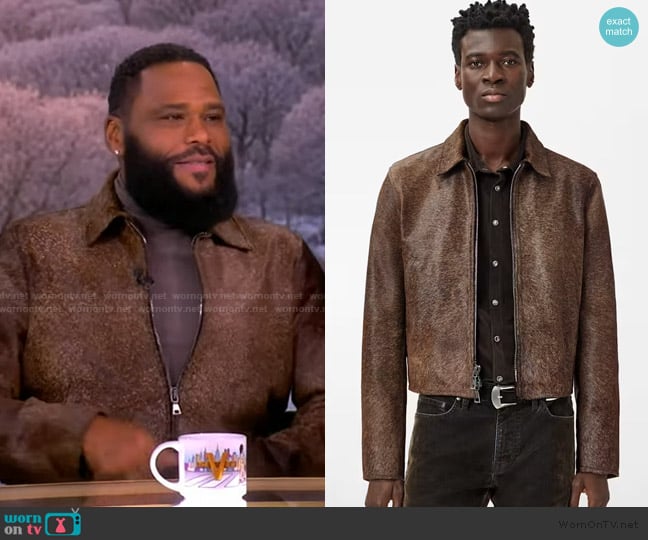 Anthony’s brown metallic jacket on The View