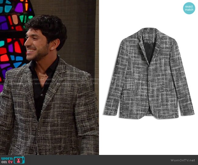 John Varvatos Madison Jacket worn by  Javi Hernandez (Al Calderon) on Days of our Lives