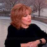 Joy’s navy sweater on The View