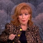 Joy’s leopard print jacket on The View
