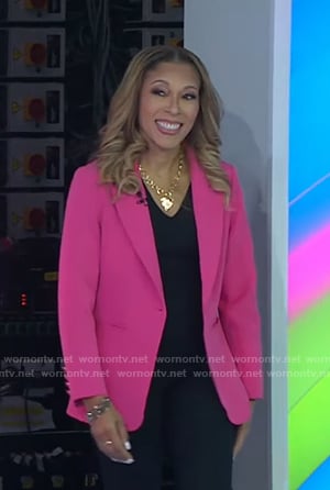 Kassandra Fleming Hayes’s pink blazer on Today