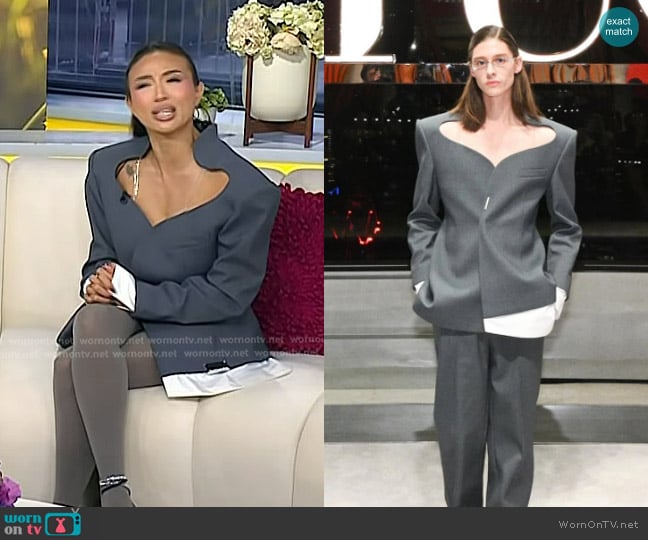 KAY KWOK Couture Collection worn by Jeannie Mai on Today