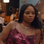 Keiarna’s pink tie dye cami on The Real Housewives of Potomac