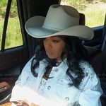 Keiarna’s white embellished dress and jacket on The Real Housewives of Potomac