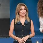 Kit’s button front denim dress on Access Hollywood