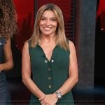 Kit’s green sleeeless knit dress on Access Hollywood