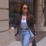 Kyle's frayed denim bermuda shorts on The Real Housewives of Beverly Hills