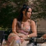 Kyle’s beige floral dress on The Real Housewives of Beverly Hills