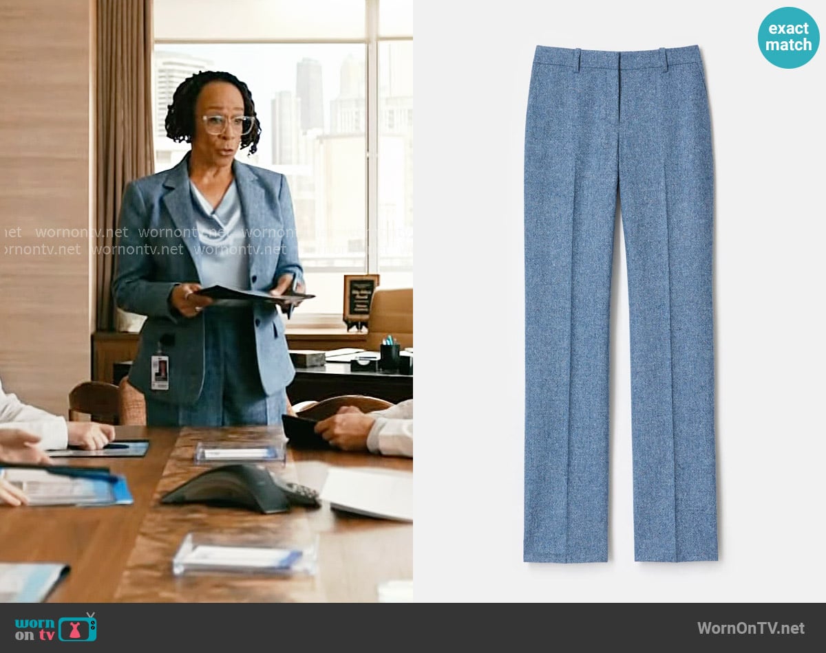 Sharon’s blue pants on Chicago Med
