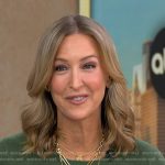 Lara’s heart chain necklace on Good Morning America