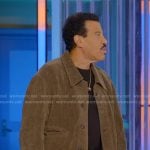 Lionel's brown textured jacket on American Idol
