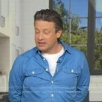 Jamie Oliver’s denim button down shirt on Good Morning America