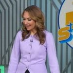 Lori's lavender cardigan on Good Morning America