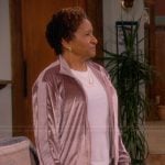 Lucretia’s pink velour tracksuit on The Upshaws