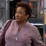 Lucretia’s pink track jacket on The Upshaws