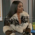 Lynette's fur jacket on Beyond the Gates