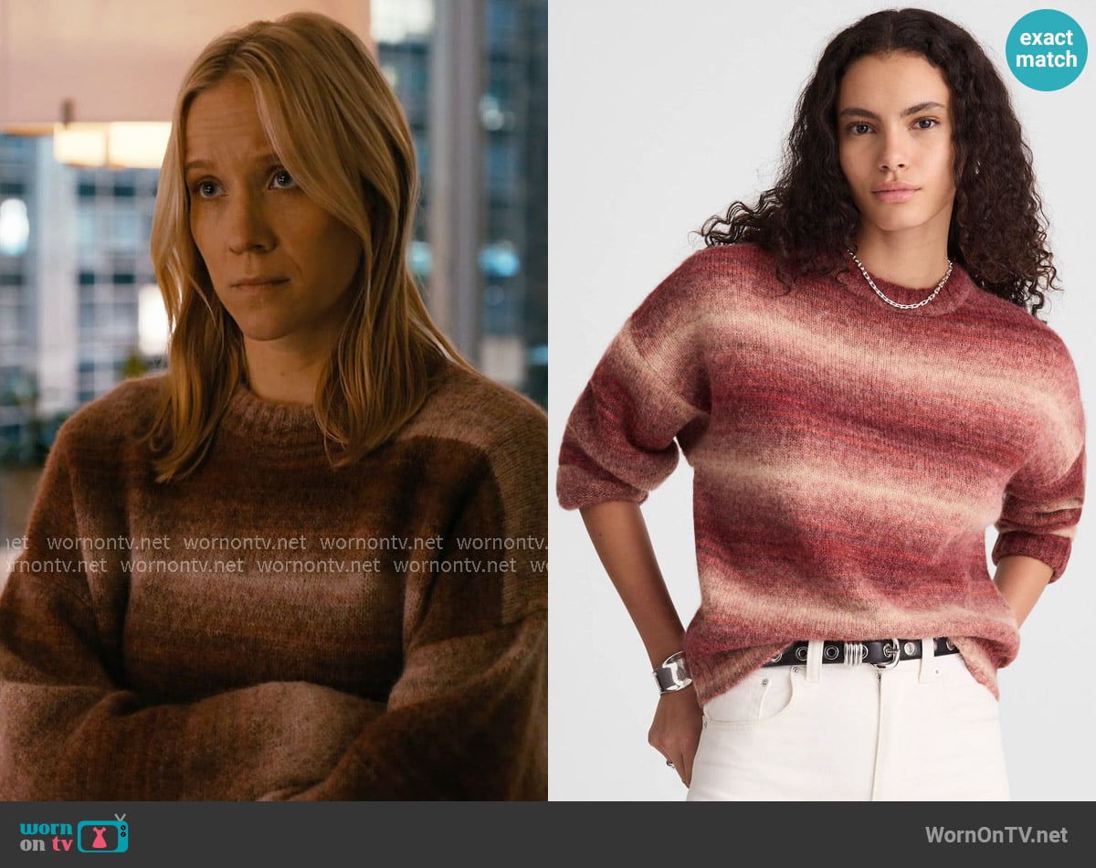 Hannah’s ombre sweater on Chicago Med