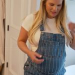 Madison’s striped denim overalls on Southern Charm