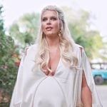 Madison’s white satin mini dress on Southern Charm