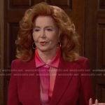 Maggie’s pink ombre button down blouse on Days of our Lives