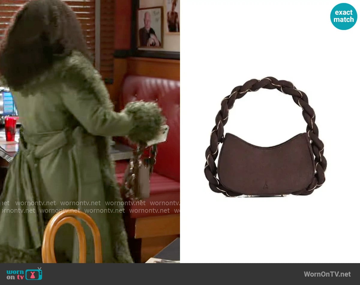 Maniere de Voir Somme in Brown worn by Eva Thomas (Ambyr Michelle) on Beyond the Gates