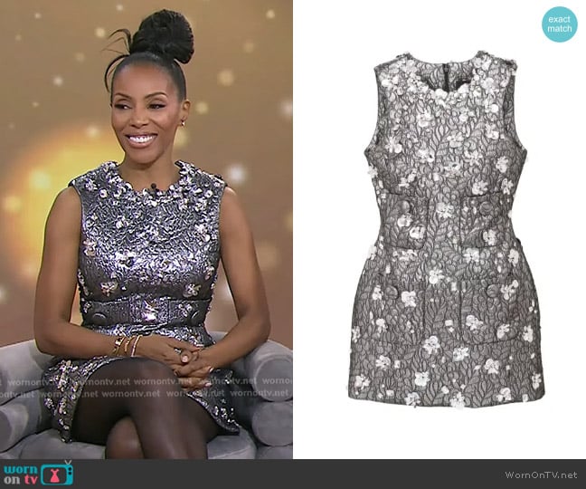 Marc Jacobs Embellished Sleeveless Dress worn by June Ambrose on Today