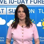 Maria’s pink button front dress on Today