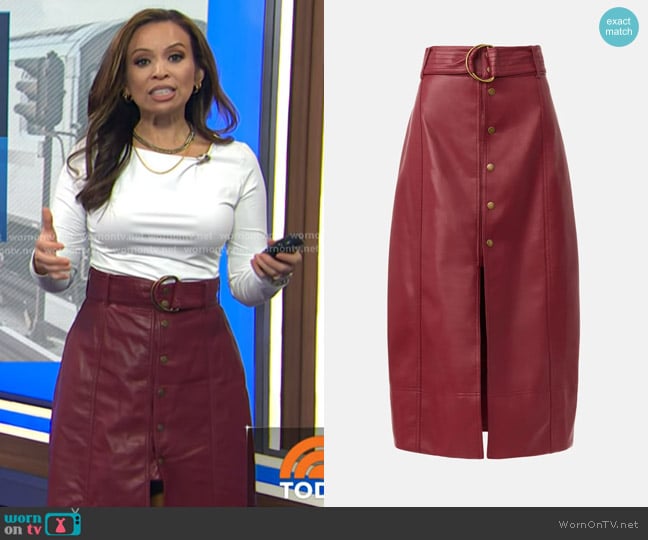 Marie Oliver Chelsea Skirt worn by Adelle Caballero on Today