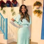 Mary's mint embellished reunion gown on The Real Housewives of Salt Lake City