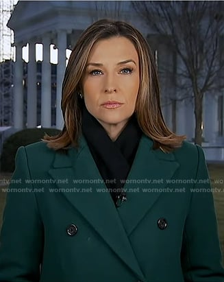 Mary's green coat on Good Morning America