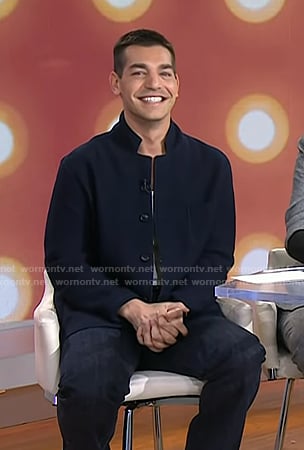 Matt Rogers’ navy jacket on Today