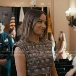 May’s grey plaid dress on 9-1-1