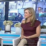 Melissa Roxburgh’s grey over the knee boots on Today