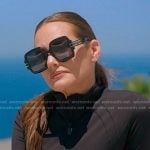 Meredith’s black squre sunglasses on The Real Housewives of Salt Lake City