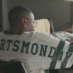 Hen’s green stripe mesh top on 9-1-1