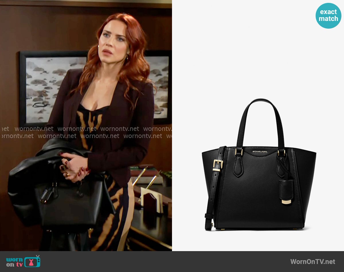 MICHAEL Michael Kors Taryn Small Bag worn by Sally Spectra (Courtney Hope) on The Young and the Restless