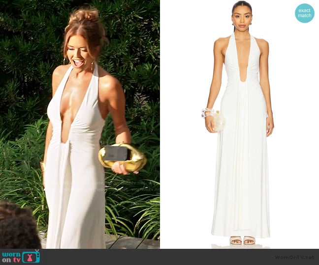 Misha Jennifer Maxi Dress worn by Salley Carson on Southern Charm