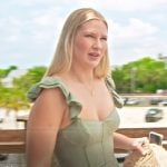 Molly’s green bustier ruffle strap dress on Southern Charm