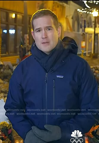 Morgan Chesky's navy hooded jacket on Today