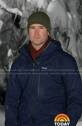 Morgan Chesky's navy hooded jacket on Today