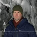 Morgan Chesky's navy hooded jacket on Today