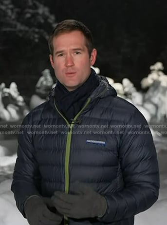 Morgan’s grey puffer jacket on Today